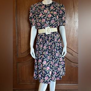 Vintage Floral Dress